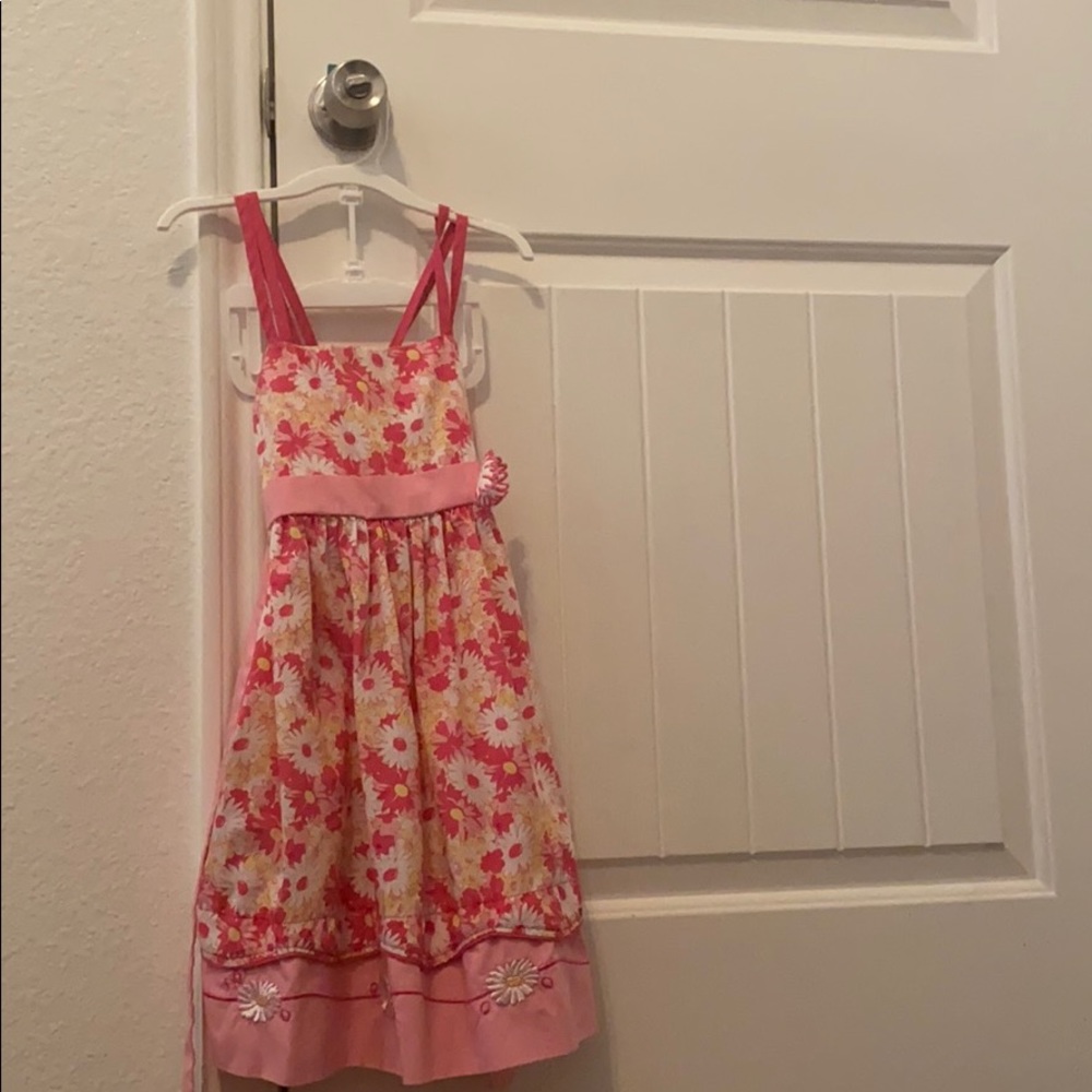Pink floral size 6 dress